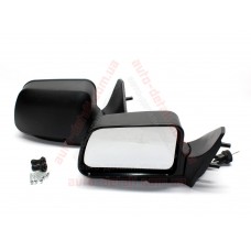 Зеркала наружные ВАЗ 2108, 2109, 21099, 2113, 2114, 2115 большие черные EuroTun (к-кт 2шт)