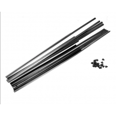 Уплотнитель низа стекла двери (реснички) ВАЗ 2101, 2102, 2103, 2106 Пластэк (к-кт 8шт)