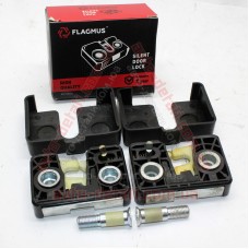 Замки двери бесшумные + болты ВАЗ 2108, 2109, 21099, 2110-2115 Flagmus (к-кт 2шт)