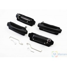 Наружные ЕВРО Ручки двери ВАЗ 2104, 2105, 2107 черные Flagmus