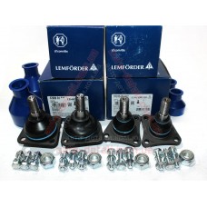 Комплект шаровых опор ВАЗ 2101-2107 (2 верх 2 низ) с крепежом Lemforder (37320+37315)
