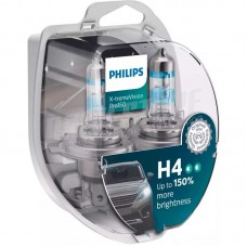 Лампы галогеновые Philips X-treme Vision Pro +150% H4 12V 60/55W (12342XVPS2) (к-кт 2шт)