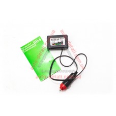 Индикатор напряжения (зарядки) ИН-6 - в прикуриватель с удлинителем RILK