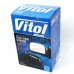 Зеркала наружные ВАЗ 2104, 2105, 2107 большие черные с поворотом Vitol (к-кт 2шт) ЗБ 3107П BLACK/LED