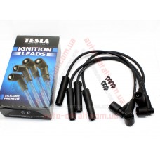 Провода свечные (бронепровода) силикон ВАЗ 2104, 2107 (двиг. 21074), 21214, 2123 (1,7 инжектор, распред. впрыск) TESLA (T867S) Silicone Premium